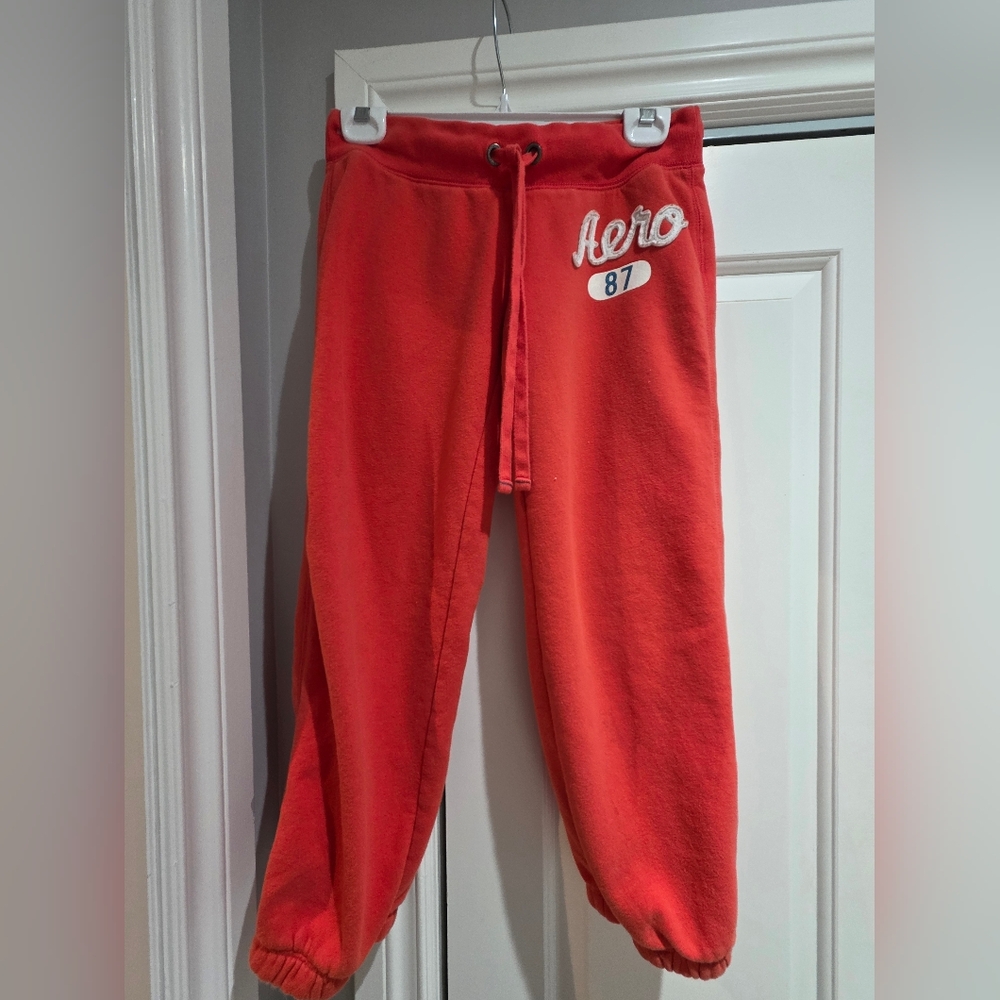 Aeropostale Orange Joggers